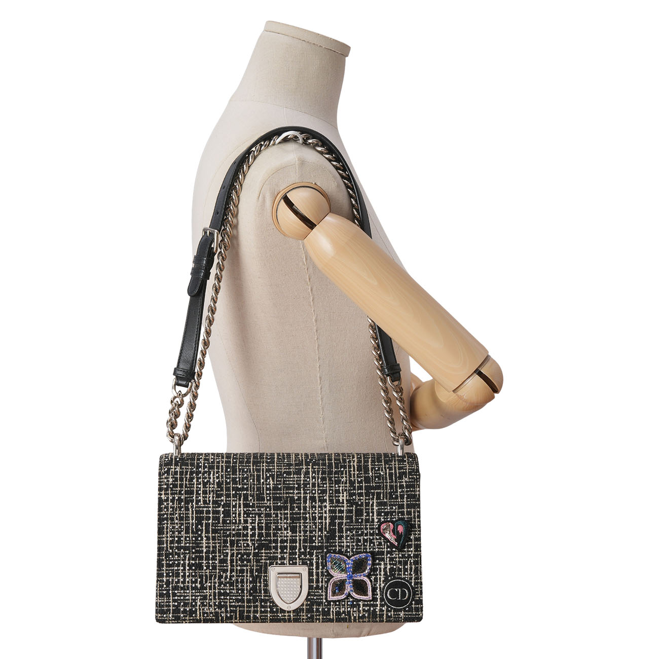 CHRISTIAN DIOR(USED)디올 디오라마 멀티패치 체인숄더백